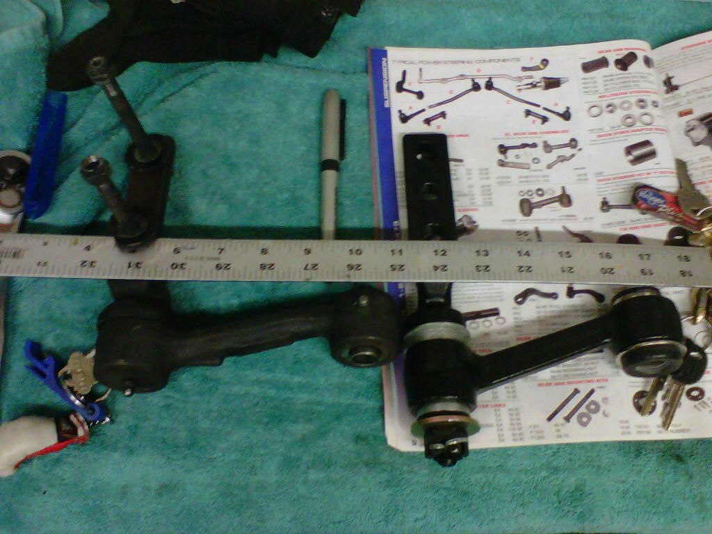 POWER STEER VS MANUAL IDLER N PITMAN 460 Ford Forum